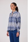 STELLA BLOUSE - batik blue
